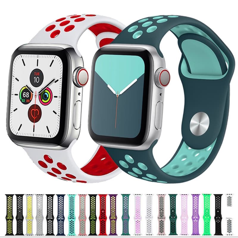 Pulseira FURADA P/ Watch Series 8,7,6,5,4,3,2,1 e SE Series 38mm 40mm 41mm 42mm 44mm 45mm e 49mm