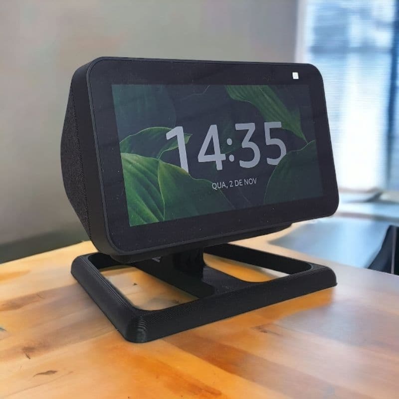 Suporte Alexa Echo Show 5 2°GERAÇÃO - Presente, decoração criativa, música, som, stand de mesa Amazon