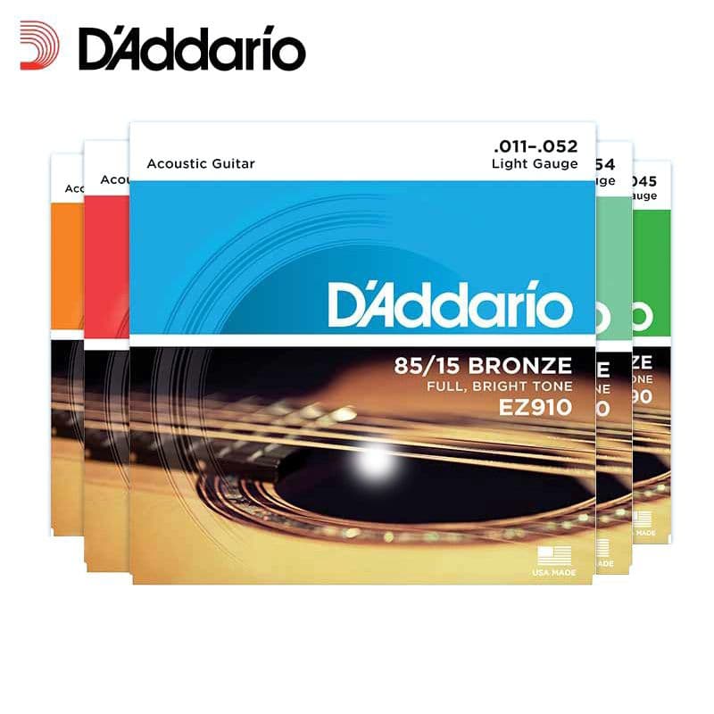 Encordoamento para Violão Acústico Jogo de Cordas de aço violão D'addario