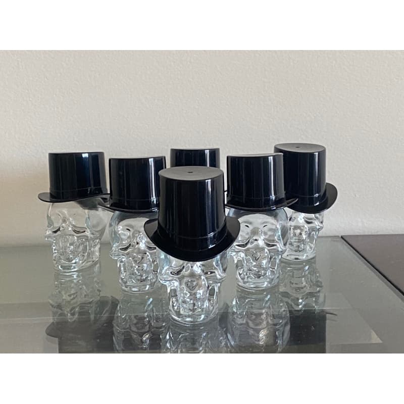 Vidro Caveira 30 ml com Cartola