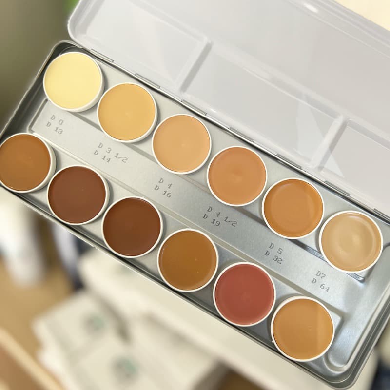 Paleta Kryolan Brasil 12 cores original