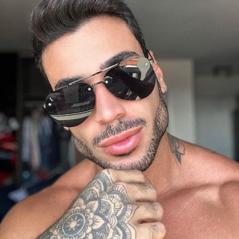 Oculos Aviador Escuro Feminino Masculino Bonito Estilo