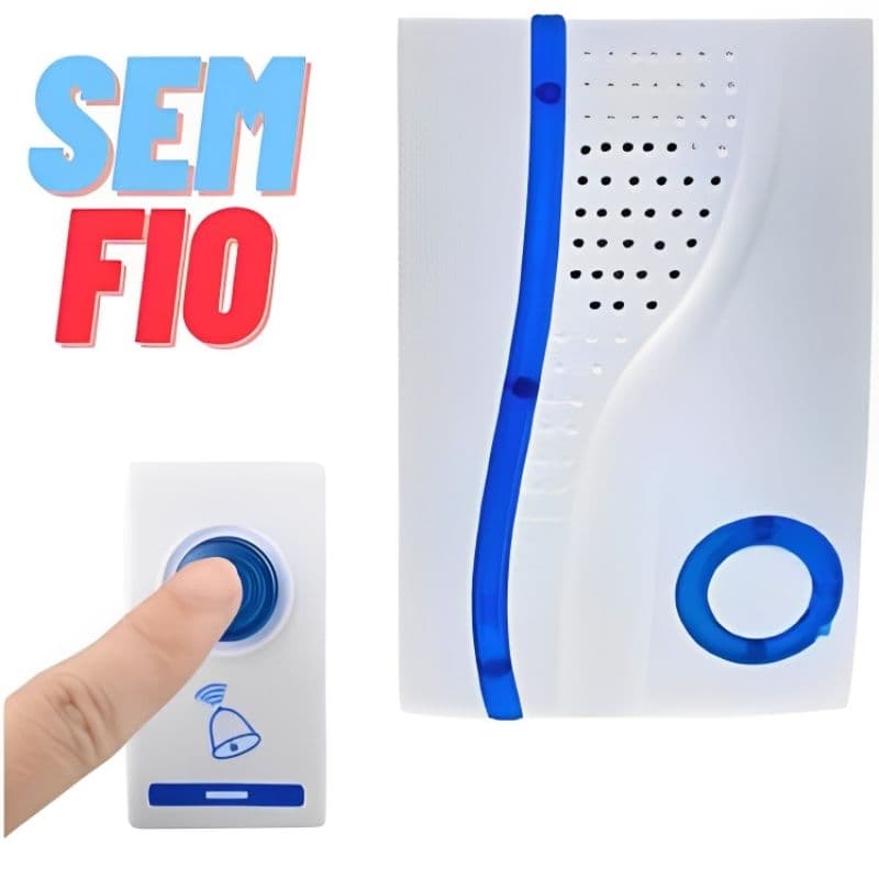 Campainha Sem Fio Inteligente Residencial e Comercial ate 30 Mt Wireless / Tecnologia Para a Sua Casa