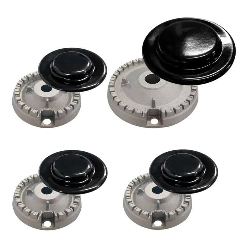 Kit completo queimadores Brastemp/Consul Ative 4 bocas