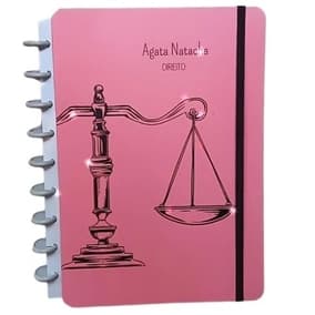 Caderno de disco Direito.