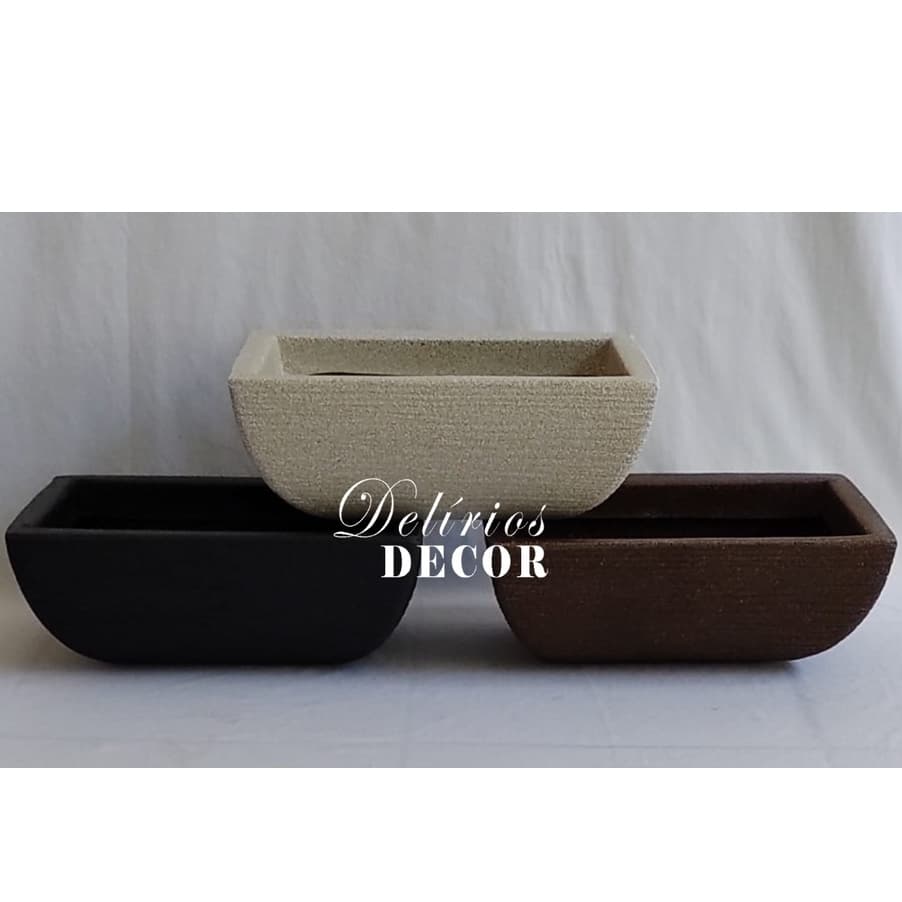 Vaso para  plantas e flores  Decorativo Reciclável em Polietileno, Bonsai Cód. 48