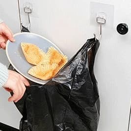 Gancho Adesivo, Parede Multifuncional Autocolante Casa Cozinha Quarto Banheiro Organizado 1 Peça,Suporta 10 KG /7 x 7 cm