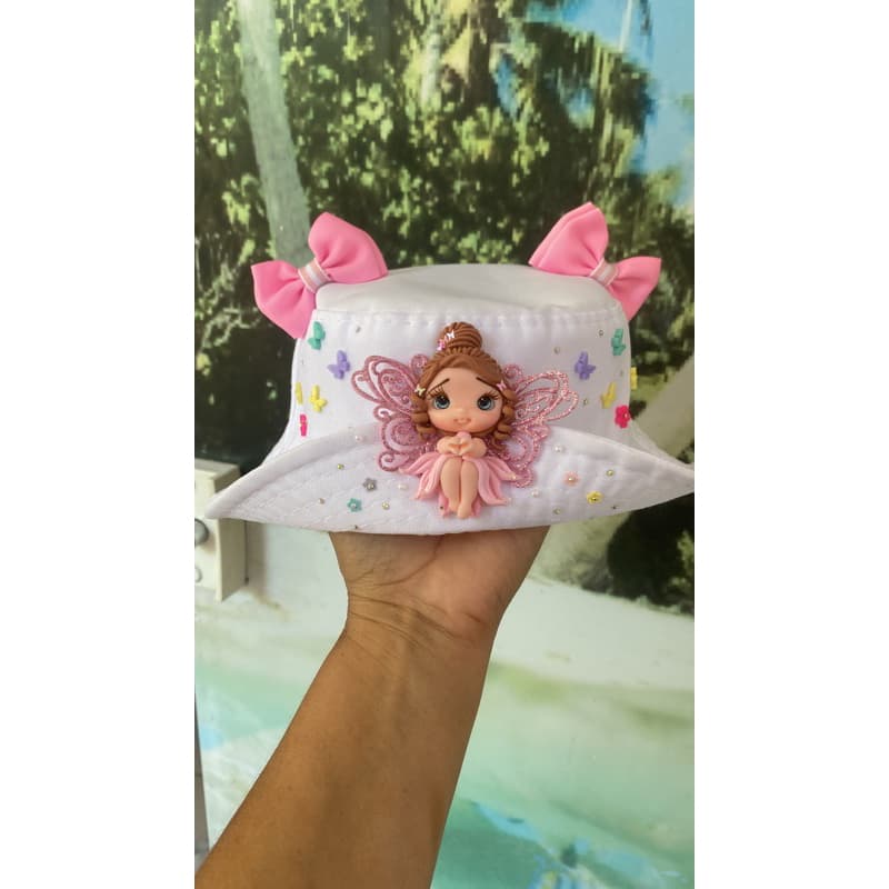 Backet customizado infantil Chapéu Infantil Chapéu Personalizado Presente Dia Das Crianças
