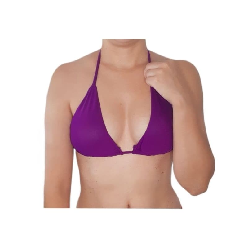 Biquíni cortininha com bojo - Top avulso com bojo - moda praia