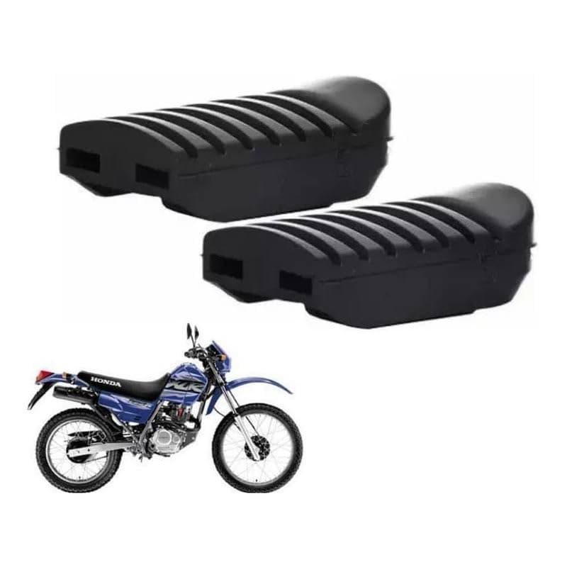 Borracha Pedaleira Dianteira Honda Bros NXR 125 150 160 Par Modelo Original