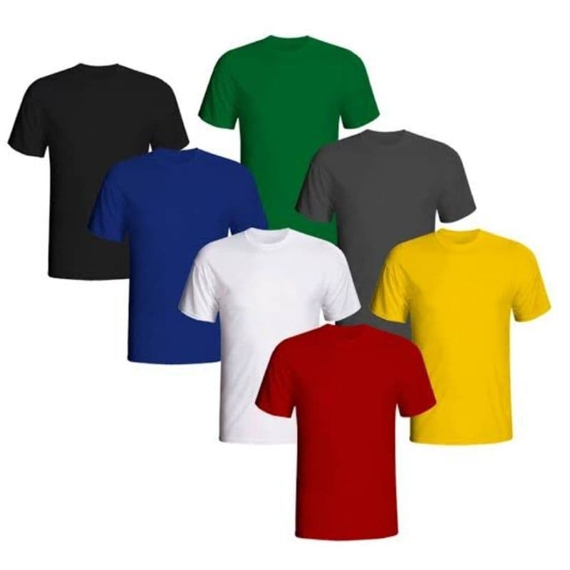 Camisetas 100% Poliéster  "Sem Estampa" Unissex, Camiseta Masculina, Camiseta Básica