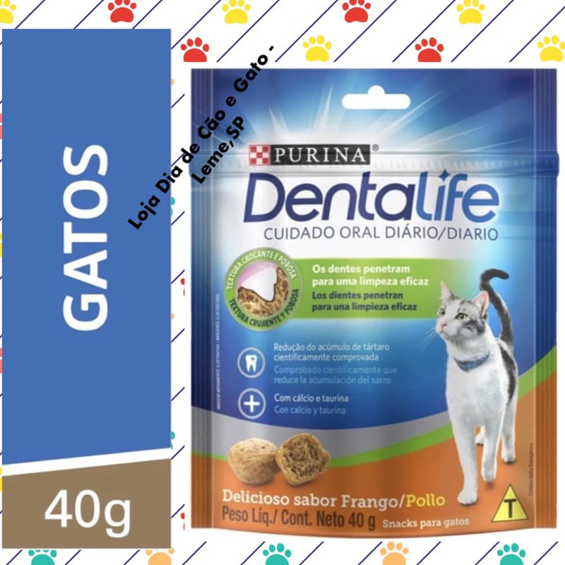 Kit 3 a 12 unidades Dentalife 40g - Purina - Oral Care para Gatos