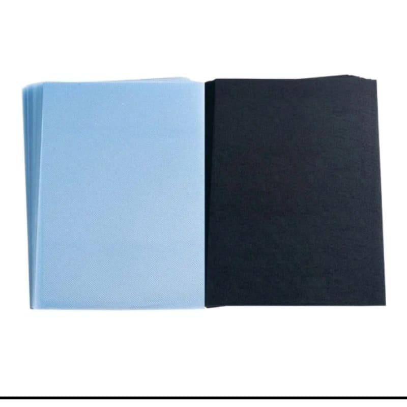 Kit Encadernação para 10 apostilas  l 10 capas transparentes + 10 capas preto Fundo + 10 espirais 12mm