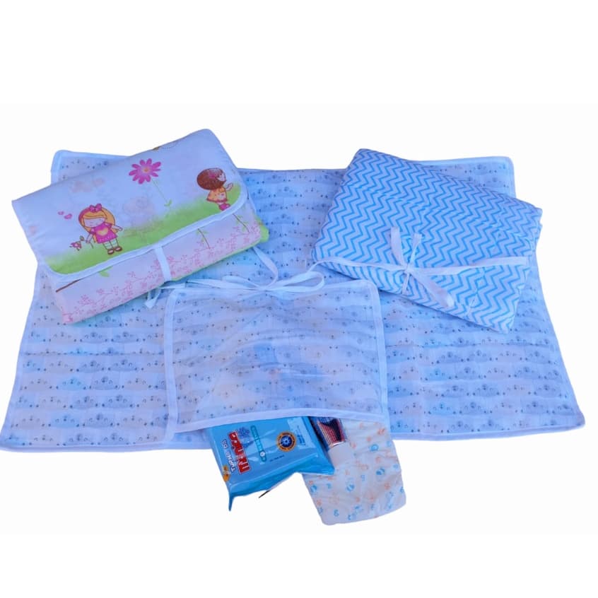 Trocador De Fraldas Portátil Para Bolsa de Bebê Com Porta Fralda Estampado - Papi