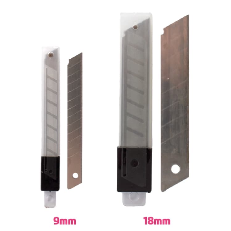 Lâmina Refil Para Estilete 9mm e 18mm 10 unidades LeoArte