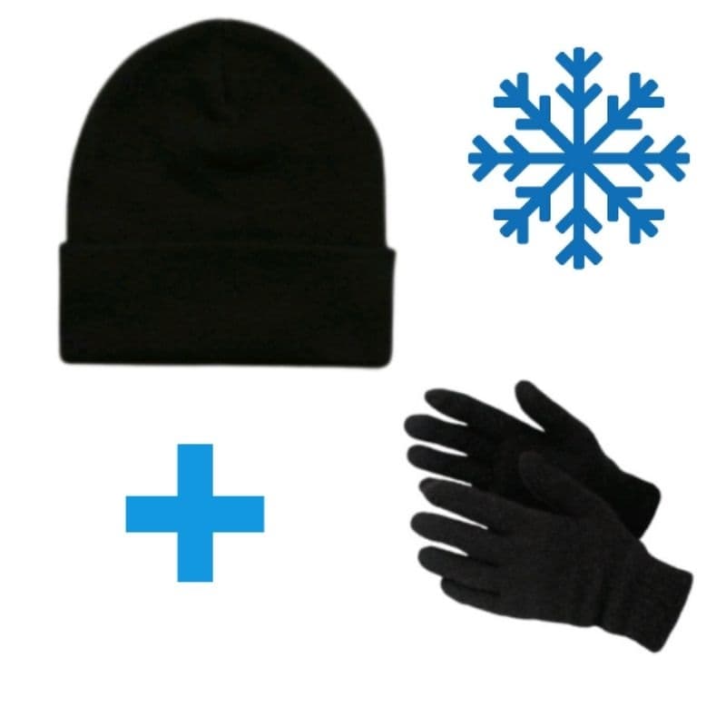 Kit Touca E Luva Gorro E Luva Frio Inverno Adulto De Qualidade Pronta Entrega