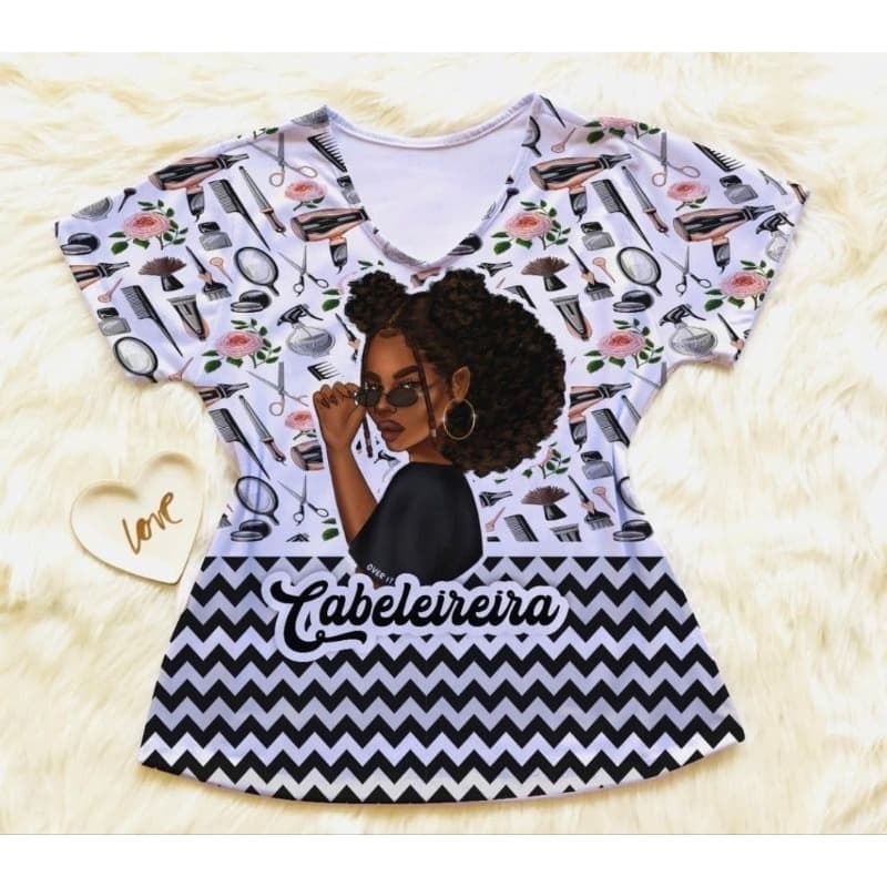 Camisa Profissão Cabeleireira Feminina