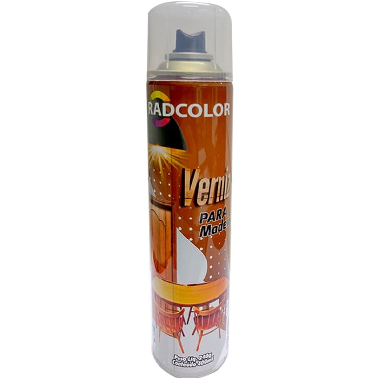 Verniz Spray Para Madeira 400ml Radcolor