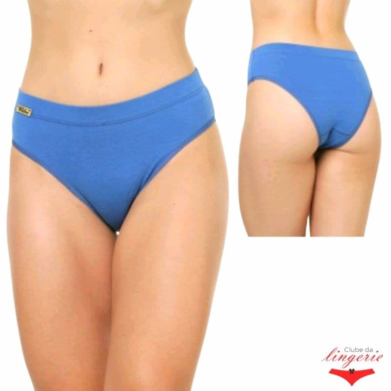 Calcinha De Algodão Mirela Tanga Com Cós Alto