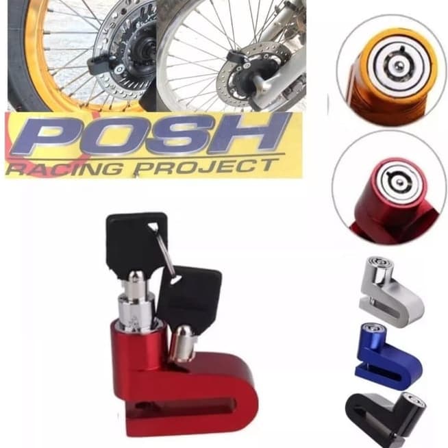 Trava Para Disco Freio Moto e BIKE Antifurto Universal