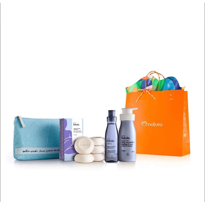 Presente Algodão Hidratante Sabonete Body Splash  Natura