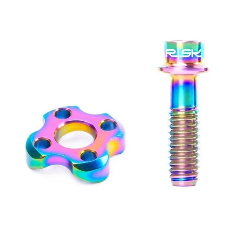 Parafuso Titânio Risk Cambio Dianteiro M5x16mm Speed Bike
