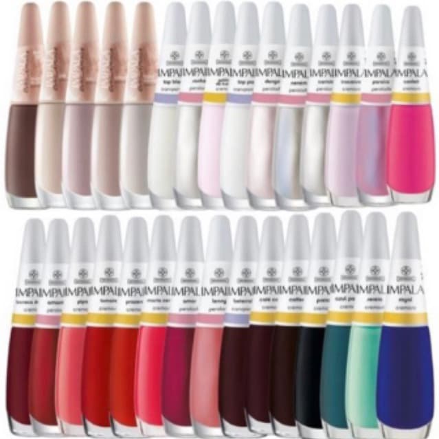 KIT 20 ESMALTES IMPALA CORES VARIADAS