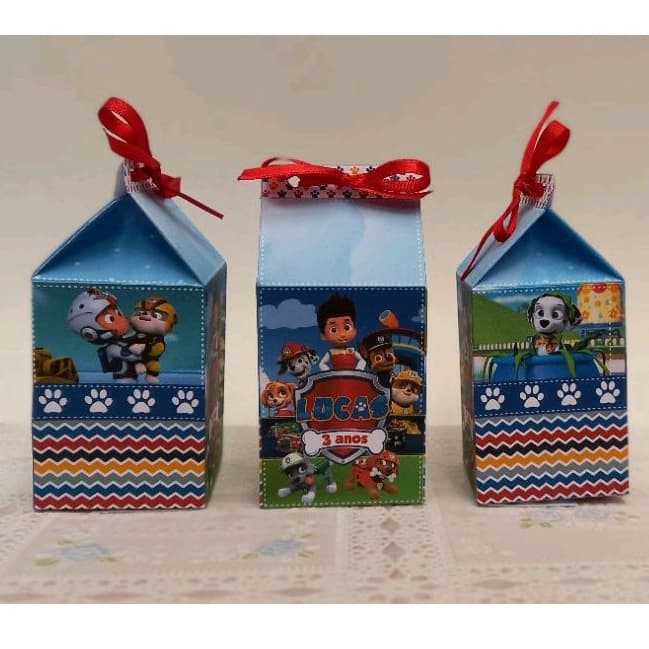 Caixa Milk Personalizada Pegue e Monte ( Kit 10 unidades)