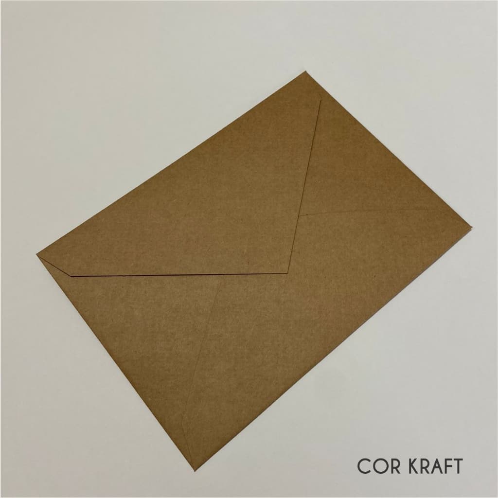 Envelope 15x21 kraft/pardo para Casamento - 20 unidades