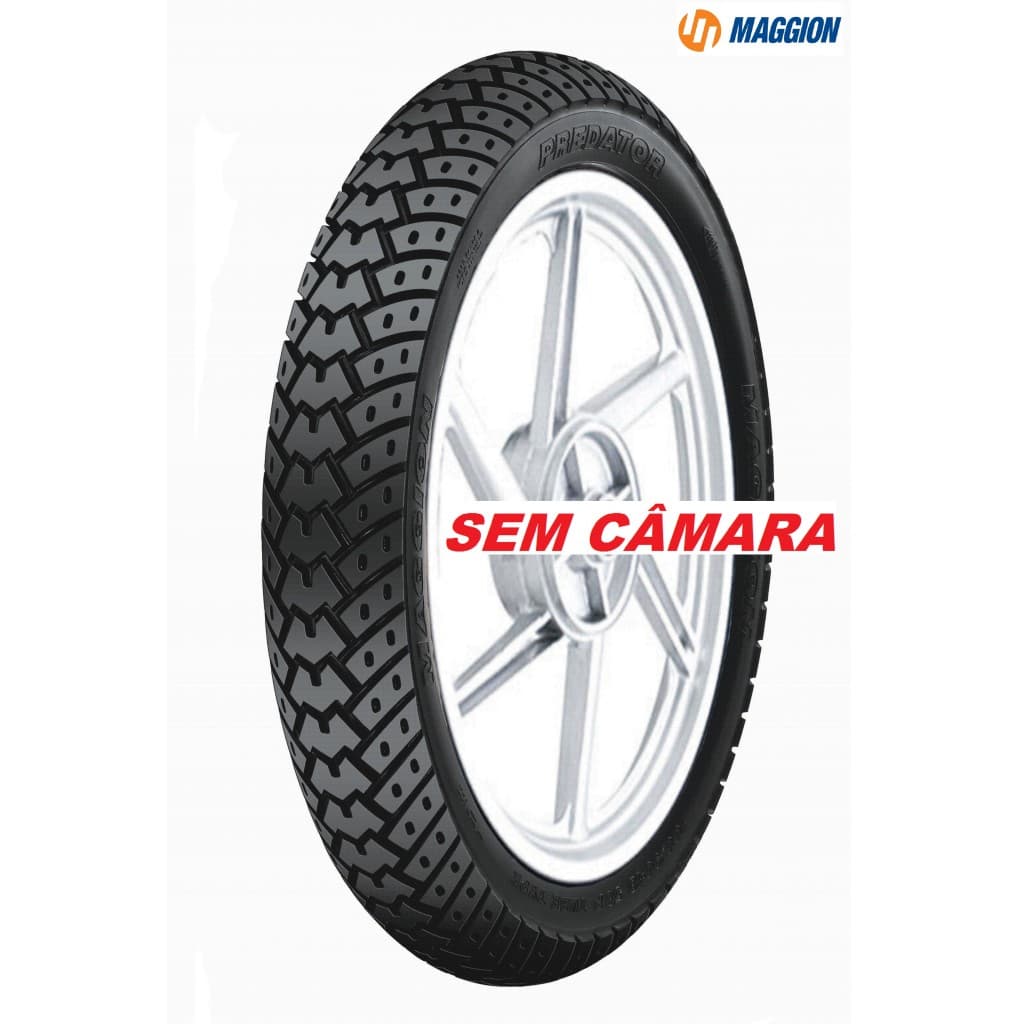 PNEU MAGGION PREDATOR 90/90-18  SEM CAMARA