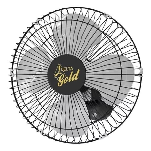 Ventilador Parede 50cm Gold Delta Biturbo Grade De Aço