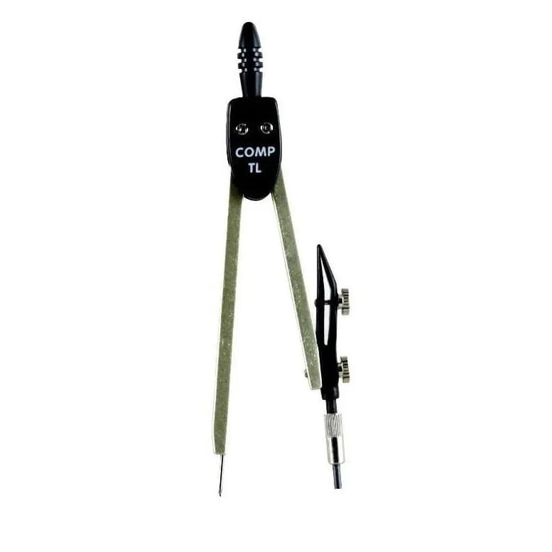 Kit com 06 Compassos Escolar 124 Com Tira Linha - CIS