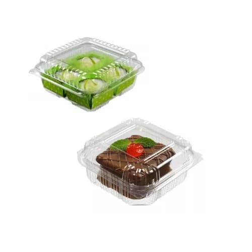 200 Embalagens Para Doce Brigadeiro Bolo de Pote Quadrada PF641 - 200ml