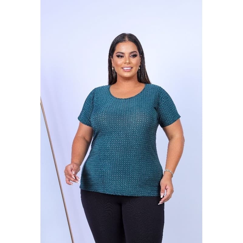 Blusa com manga Feminina Básica  Plus size envio 24 horas