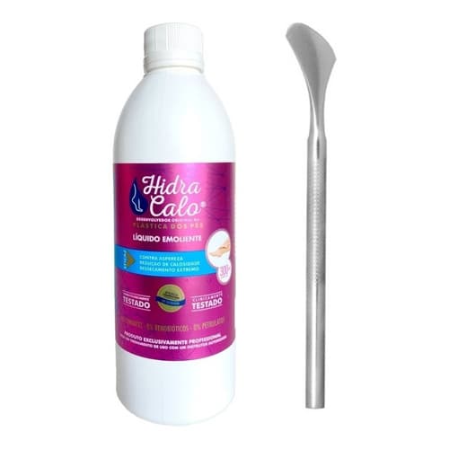Hidracalo Locao Emoliente Plastica e Spa dos Pes 300ml + Espatula Bisturi 222