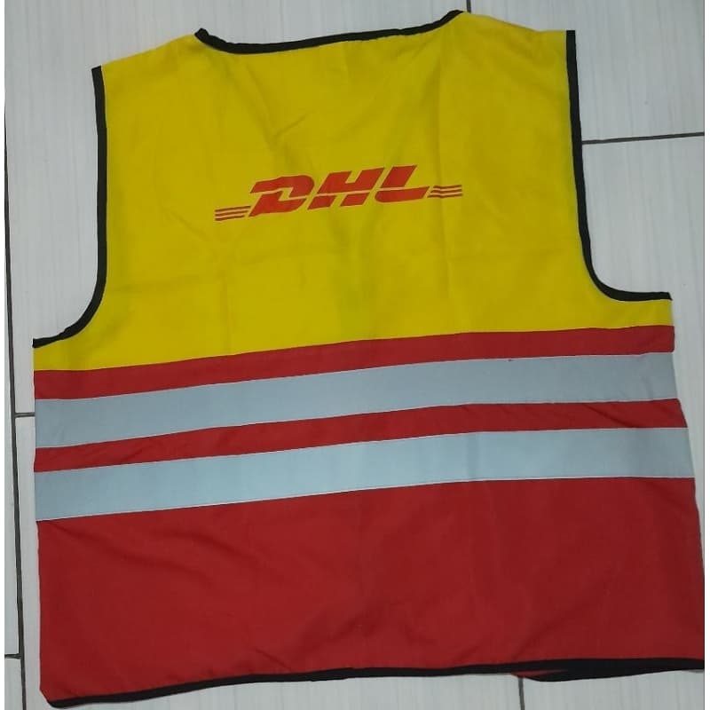 Colete de Segurança Refletivo Bicolor Amarelo/Vermelho *Entregador*