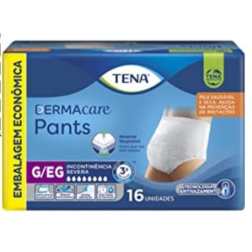 FRALDA GERIATRICA TENA DERMACARE PANTS G/EG C/16