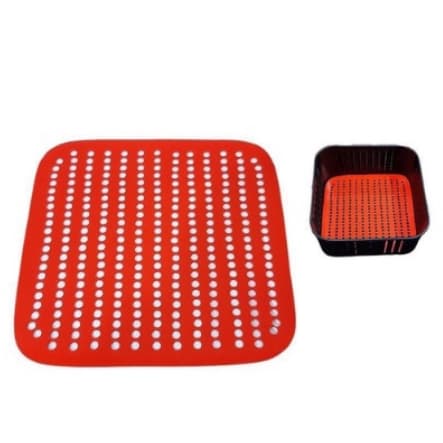 Protetor Tapete Fryer Anti-Aderente De Silicone Fritadeira Elétrica Sem Óleo