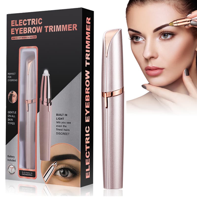 kit 2 depilador portátil sobrancelha caneta depilador facial, buço depilador elétrico indolor