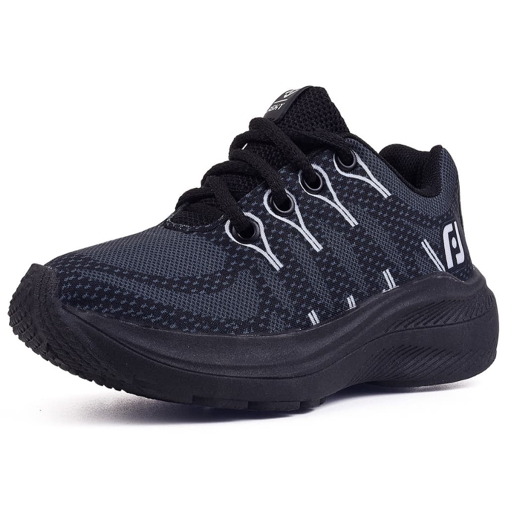 Tenis Infantil Meninos Casual Preto Preto Atacadão da Emoção