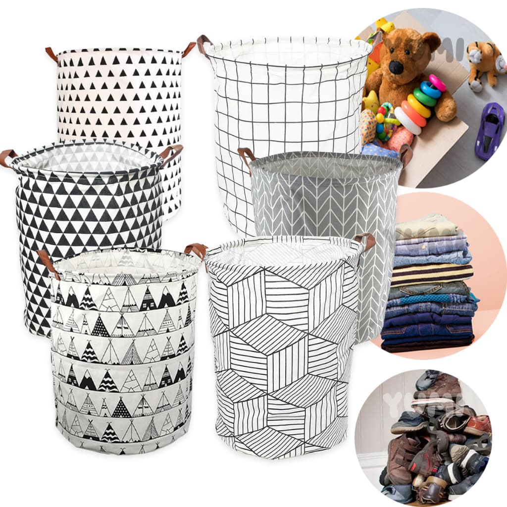 O Melhor Cesto de Roupa Grande Dobrável Para Roupas e Brinquedos Impermeável + Grosso + Qualidade