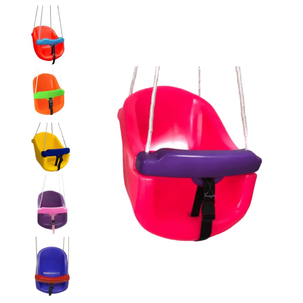 Balanço Bebe Infantil C/ Corda - 6 Cores Disponíveis - Balanço 1° Linha para garantir a segurança
