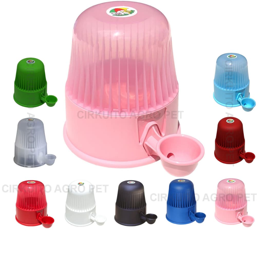Bebedouro Vida Mansa 2 litros Para Cães e Gatos de pelo longo - Não molha pelos