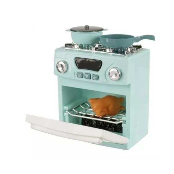 Mini Cozinha Fogão Interativo 2 Bocas Panelas Lkc990 Fenix