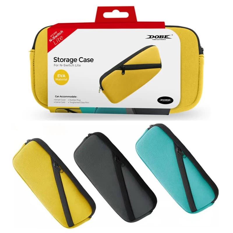 Bolsa Estojo de armazenamento para console Nintendo switch lite Portátil de neoprene - Feir/Dobe