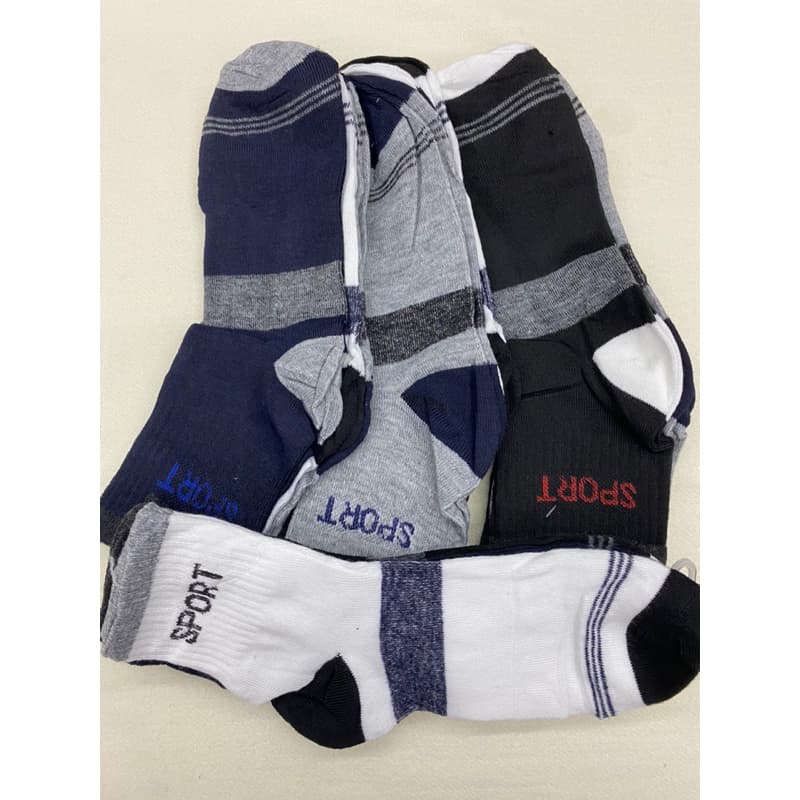 Kit 12 Pares De Meias Masculinas moda Esportivas Adultas