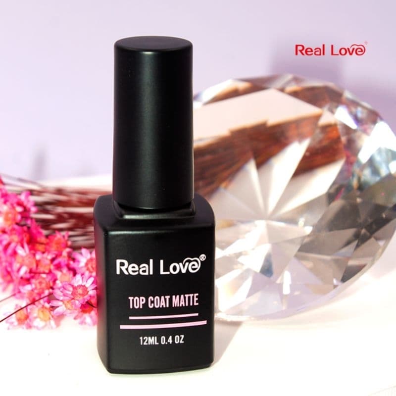 Top Coat Matte Efeito Fosco 12ml - Real Love