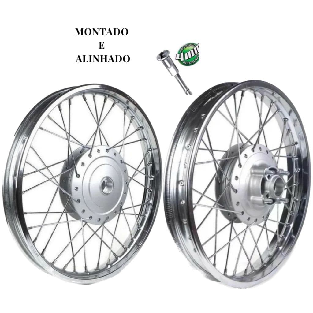 Par Aro Roda Traseiro E Dianteiro Cg Fan 125 2009 em diante