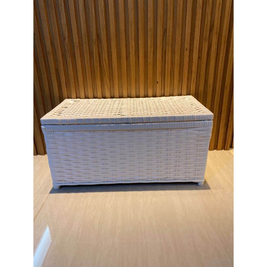 Baú Cesto Para Roupas/Brinquedos Fibra Sintética 60x30x30