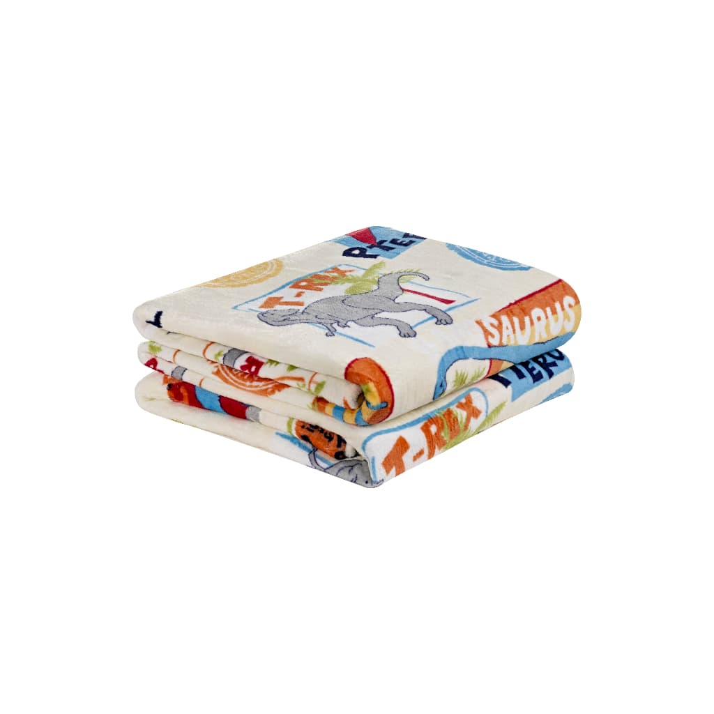 Manta Cobertor Infantil Personagens Solteiro Menino & Menina Grossa - Quentinha e Macia -  Gr/m² - 150x220 cm - Dinossauro Unicórnio Bailarina